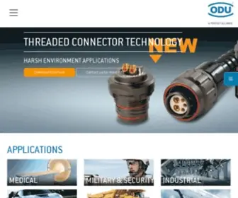 Odu-Usa.com(Advanced Connector Solutions & Cable Assembly) Screenshot