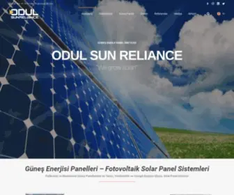 Odulsolar.com(Ödül Solar Enerji) Screenshot