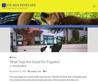 Odysandpenelope.com(From Dog Owner to Dog Owner) Screenshot