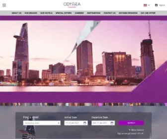 Odysseahotels.com(Odyssea Hospitality Management Company) Screenshot