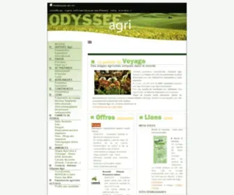 Odyssee-Agri.com(Bienvenue) Screenshot