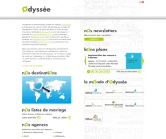 Odysseevoyages.com(Odyssée) Screenshot