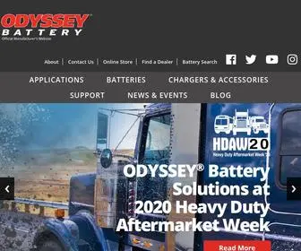 Odysseybattery.com(Odyssey Battery) Screenshot