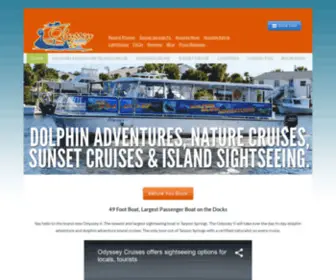 Odysseycruises.net(Tarpon Springs Sightseeing and Dolphin Cruises) Screenshot