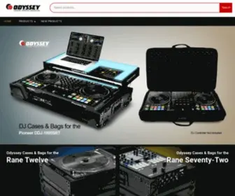 Odysseygear.com(Odyssey Gear Offers Case Protection for Today's Popular DJ Gear) Screenshot