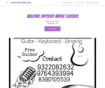 Odysseymusic.in(Melodic Odyssey Music Classes) Screenshot