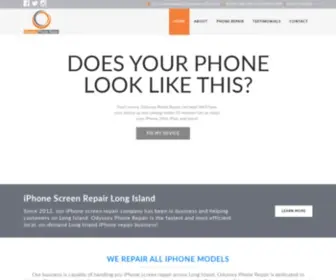 Odysseyphonerepair.com(IPhone Screen Repair Long Island) Screenshot