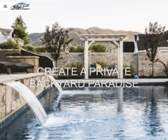 Odysseypoolsutah.com(CREATE A PRIVATE BACKYARD PARADISE Contact Us ODYSSEY POOLS) Screenshot