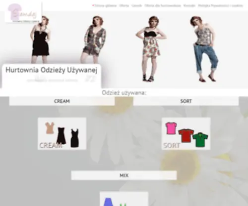 Odziez-Uzywana.net.pl(Hurtownia odzieży używanej Kraków) Screenshot