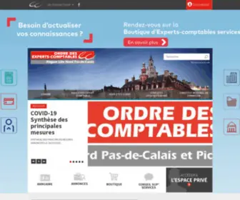 Oec-NPC.com(Conseil supérieur de l'Ordre des experts) Screenshot