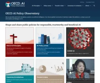 OeCD.ai(The OECD Artificial Intelligence Policy Observatory) Screenshot