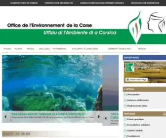 Oec.fr(Office de l'Environnement de la Corse) Screenshot