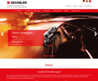 Oechsler.com(OECHSLER AG) Screenshot