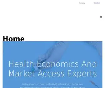 Oecona.no(Health economics and market access experts) Screenshot