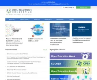 Oeconsortium.org(The Open Education Consortium) Screenshot