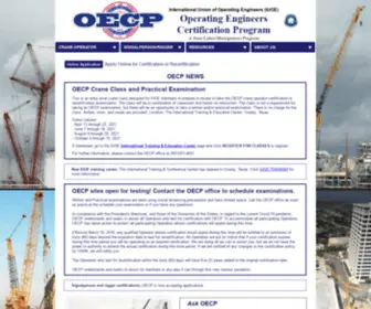 Oecp.org(OECP Home) Screenshot