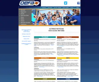 Oefa.com(Organizacion Estudiantil de Futbol Americano de Baja California) Screenshot