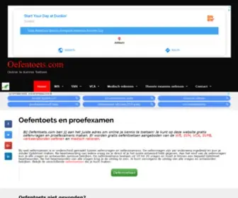 Oefentoets.com(Online Oefenen voor examens) Screenshot