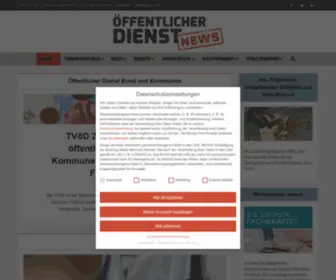 Oeffentlicher-Dienst-News.de(Öffentlicher Dienst) Screenshot