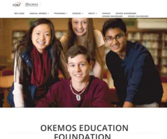Oefsite.org(Supporting academic excellence at every level of the Okemos Public School District) Screenshot