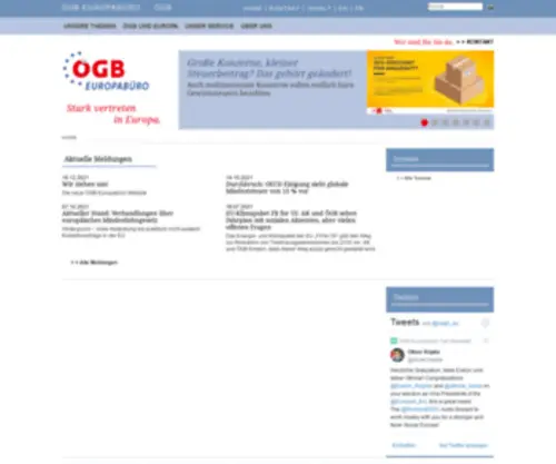 Oegb-EU.at(ÖGB) Screenshot