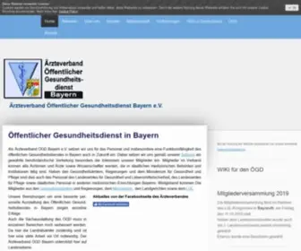 Oegd-Bayern.de(Ärzteverband) Screenshot