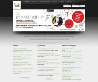 Oegmbt.at(The austrian society for molecular biosciences and biotechnology (ögmbt)) Screenshot