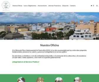Oegpr.net(Oficina de Ética Gubernamental de Puerto Rico) Screenshot