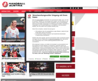 Oehb.at(Handball Austria) Screenshot