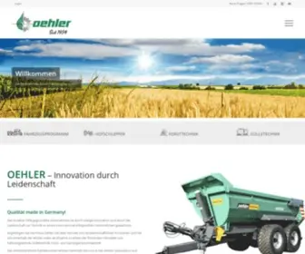 Oehlermaschinen.de(Oehler Maschinen) Screenshot