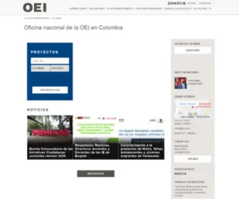 Oei.org.co(Cooperación) Screenshot