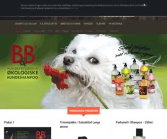 Oekohundeshampoo.dk(økologisk hundeshampoo og naturlige plejeprodukter) Screenshot