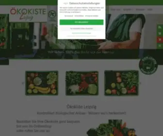 Oekokiste-Leipzig.de(Ökokiste) Screenshot