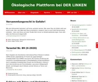 Oekologische-Plattform.de(Ökologische) Screenshot