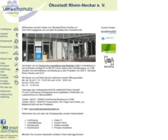 Oekostadt.org(Oekostadt Rhein) Screenshot