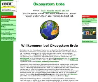 Oekosystem-Erde.de(Ökosystem Erde) Screenshot