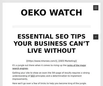 Oekowatch.org(Oeko Watch) Screenshot