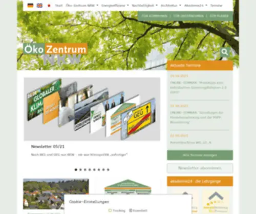 Oekozentrum-NRW.de(Öko) Screenshot