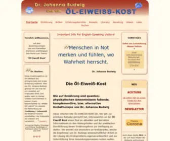 Oel-Eiweiss-Kost.de(Öl) Screenshot