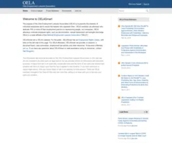 Oelasmart.net(Ohio Employment Lawyers Association) Screenshot
