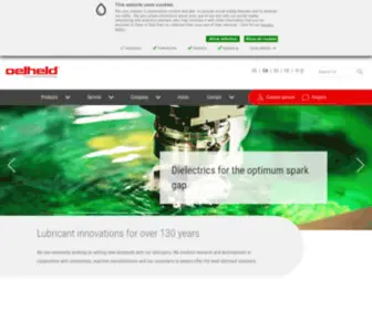 Oelheld.com(Your specialist for industrial lubricants since 1887) Screenshot