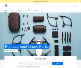 Oemdronepart.com(OEM Drone Parts Tested Certified Parts) Screenshot