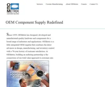 Oemetrix.com(OEM Component Supply Redefined) Screenshot