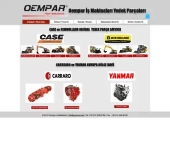 Oempar.com(Carraro ve Yanmar Avrupa Bölge Bayii) Screenshot