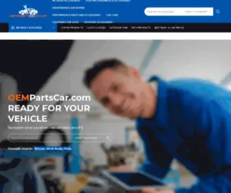 Oempartscar.com(Car Parts Online Buy OEM and recommended AM Parts) Screenshot