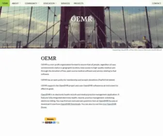Oemr.org(Supporting OpenEMR) Screenshot