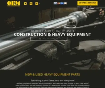 Oemreplaceme.com(Used and Rebuilt Construction & Heavy Equipment for Sale) Screenshot