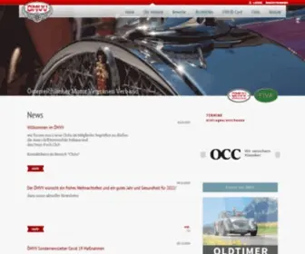 Oemvv.at(Willkommen auf der Webseite des Österreichischen Motor) Screenshot