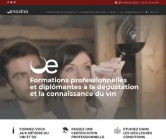 Oenovino.paris(Formations au vin et à l'oenologie) Screenshot