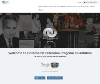 Oepf.org(Optometric Extension Program Foundation) Screenshot